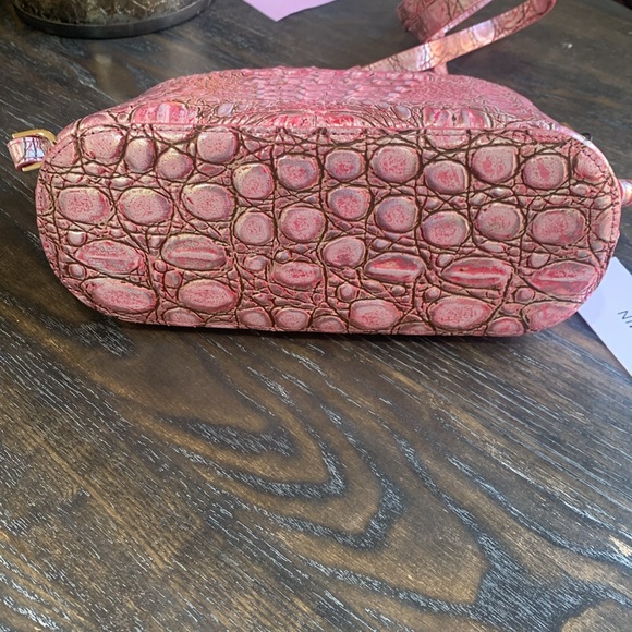 Brahmin Small Georgina Begonia Pink Minx Leather Crossbody NWT - Picture 5 of 8